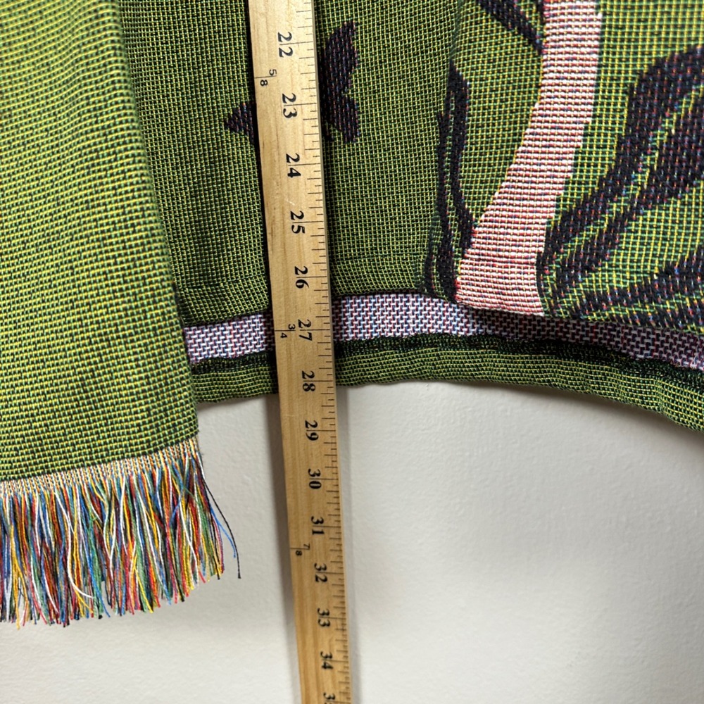 Green Mushroom & Butterfly Hooded Sweater - Picture 4 of 9